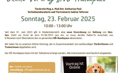 NÖ-Hundepass – Online-Vortrag
